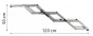Preview: 3-stufige Falt-Treppe, Aluminium/TPR
