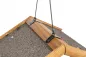 Preview: Vogelfutterhaus zum Aufhängen