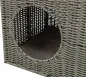 Preview: Outdoor Katzenhöhle Amalia aus Polyrattan, eckig