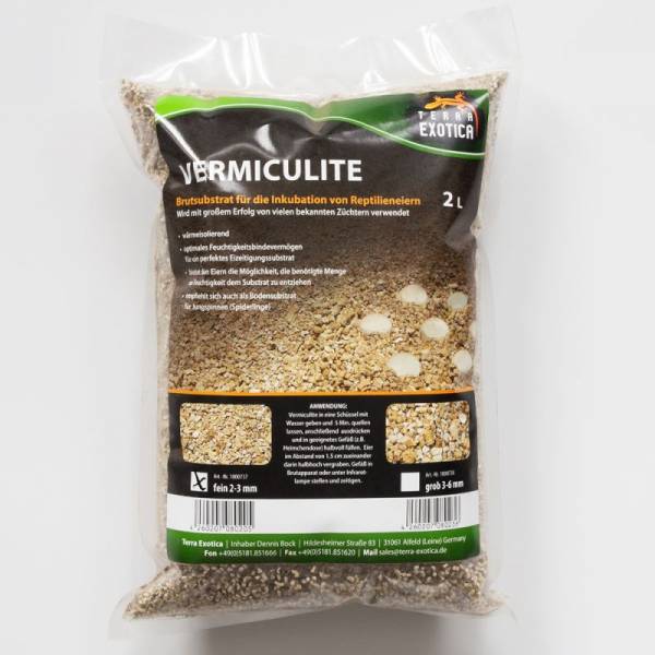 Vermiculite verschiedene Größen Fein