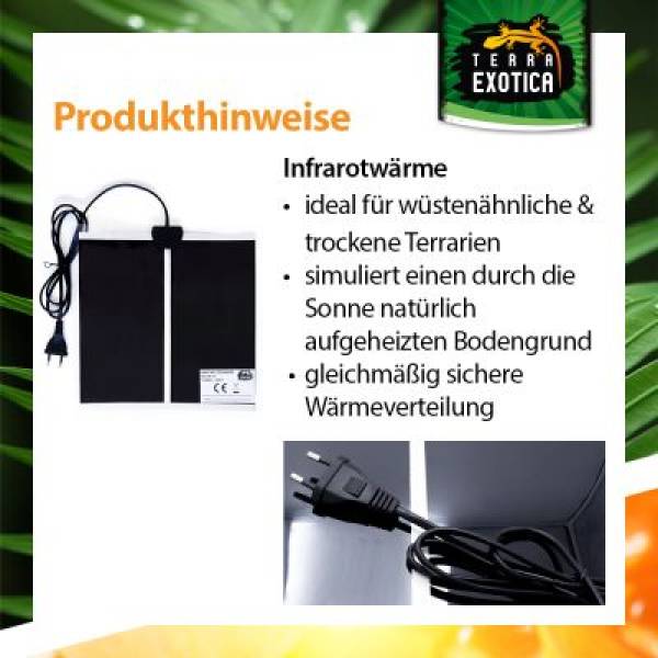 Heizmatte - Standard - 28 x 28 cm - 14 Watt