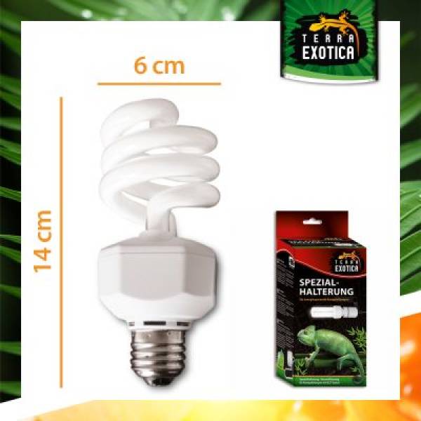 Compact Jungle 5.0 UVB - Energiesparende Kompaktlampe - 23 Watt