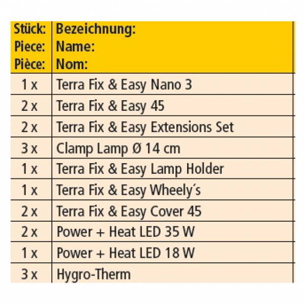 Terra Fix & Easy Turm 45