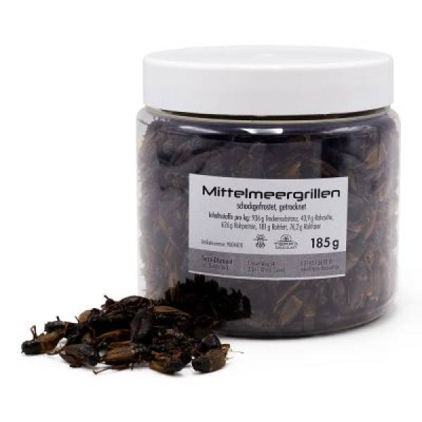 Getrocknete Mittelmeergrillen - 185 g