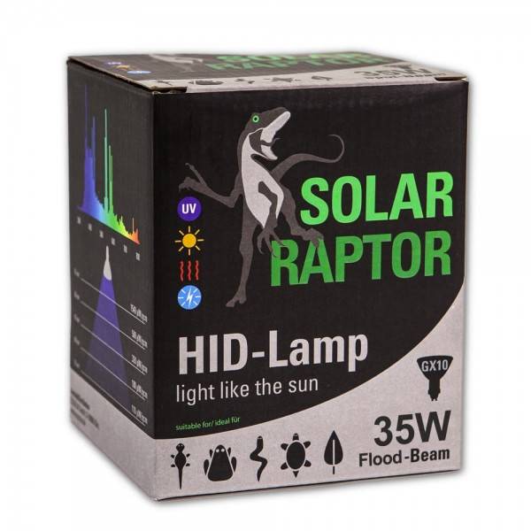 SolarRaptor HID-Lamp, UV-Strahler GX10