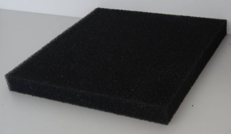 Filtermatten Schwarz 50x50x5cm