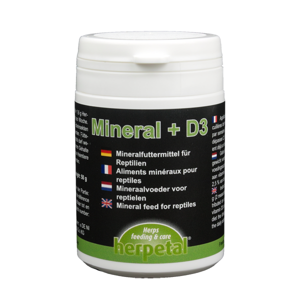 Herpetal Mineral & D3 50g