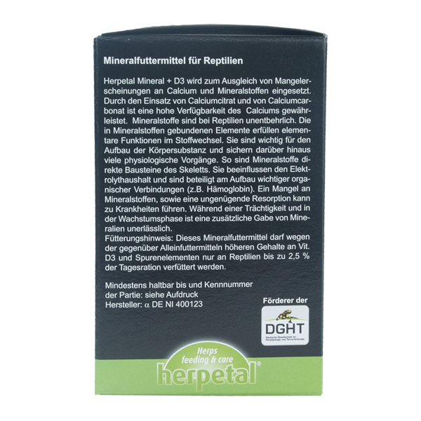 Herpetal Mineral & D3 100g