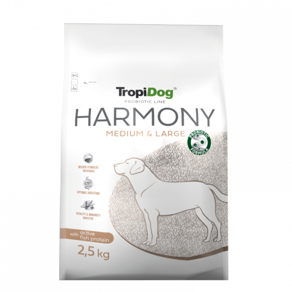 TropiDog Probiotic Line Harmony Medium & Large Breeds