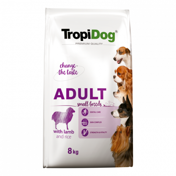 Premium Adult Hunde kleine Rassen mit Lammfleisch und Reis