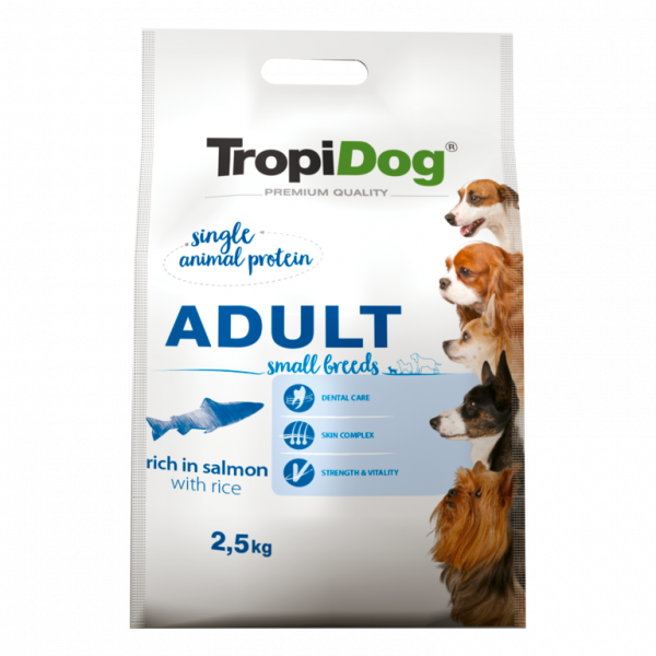 Premium Adult Hunde kleine Rassen reich an Lachs