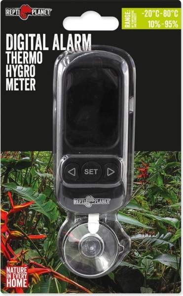 Thermometer Repti Planet Hygrometer mit internem Alarm