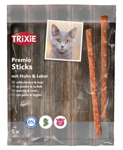 Preview: Premio Sticks mit Huhn & Leber