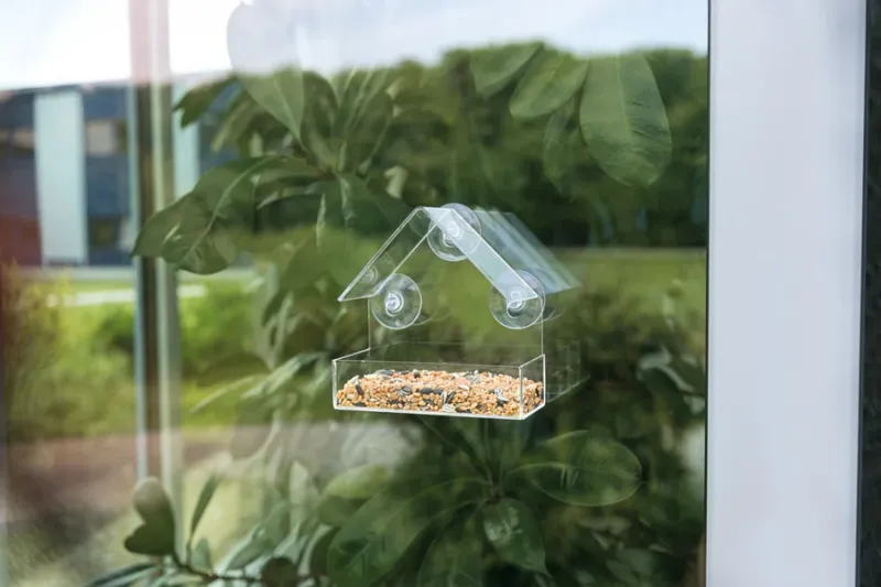 Preview: Futterhaus für Fensterscheibe