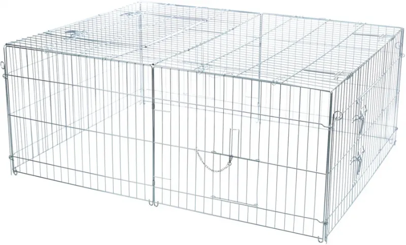 Preview: Freilaufgehege mit Abdeckung