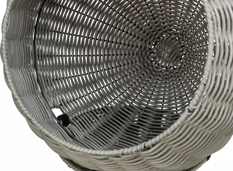 Preview: Outdoor Katzenhöhle Amalia aus Polyrattan, rund