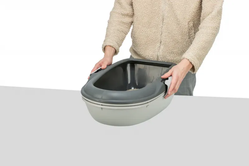Katzentoilette Berto, 3tlg., mit Trennsystem