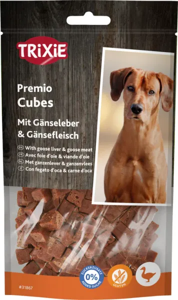 Cubes mit Gänseleber & Gänsefleisch