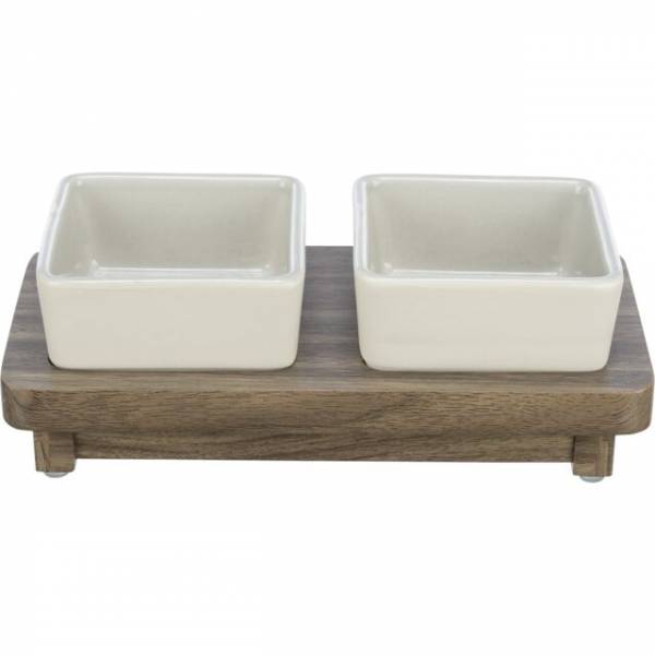 Napf-Set CityStyle, Keramik/MDF