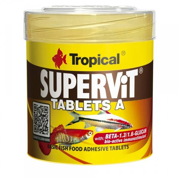 Supervit Tablets A - Hauptfutter Hafttabletten