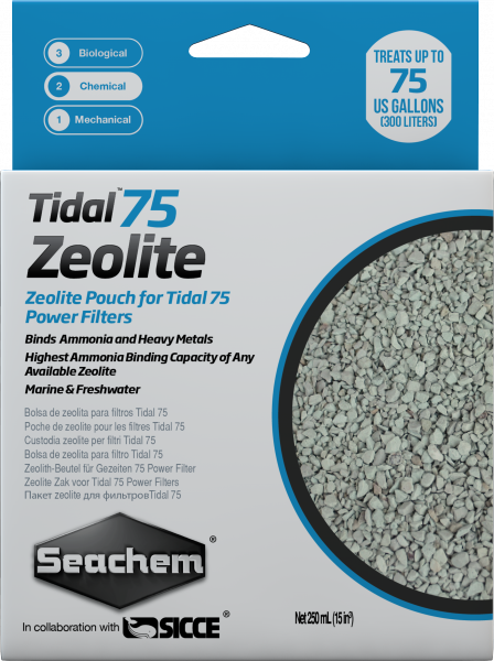 Tidal Zeolith Filtermedium