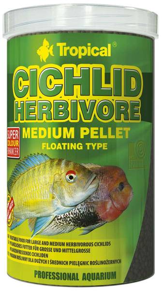 Cichlid Herbivore Medium Pellet