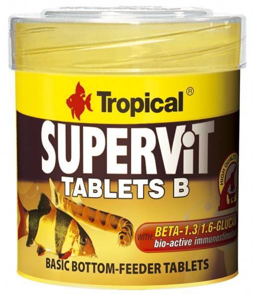 Supervit Tablets B - Hauptfutter Bodentabletten