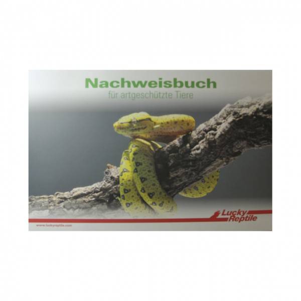 Lucky Reptile Nachweisbuch