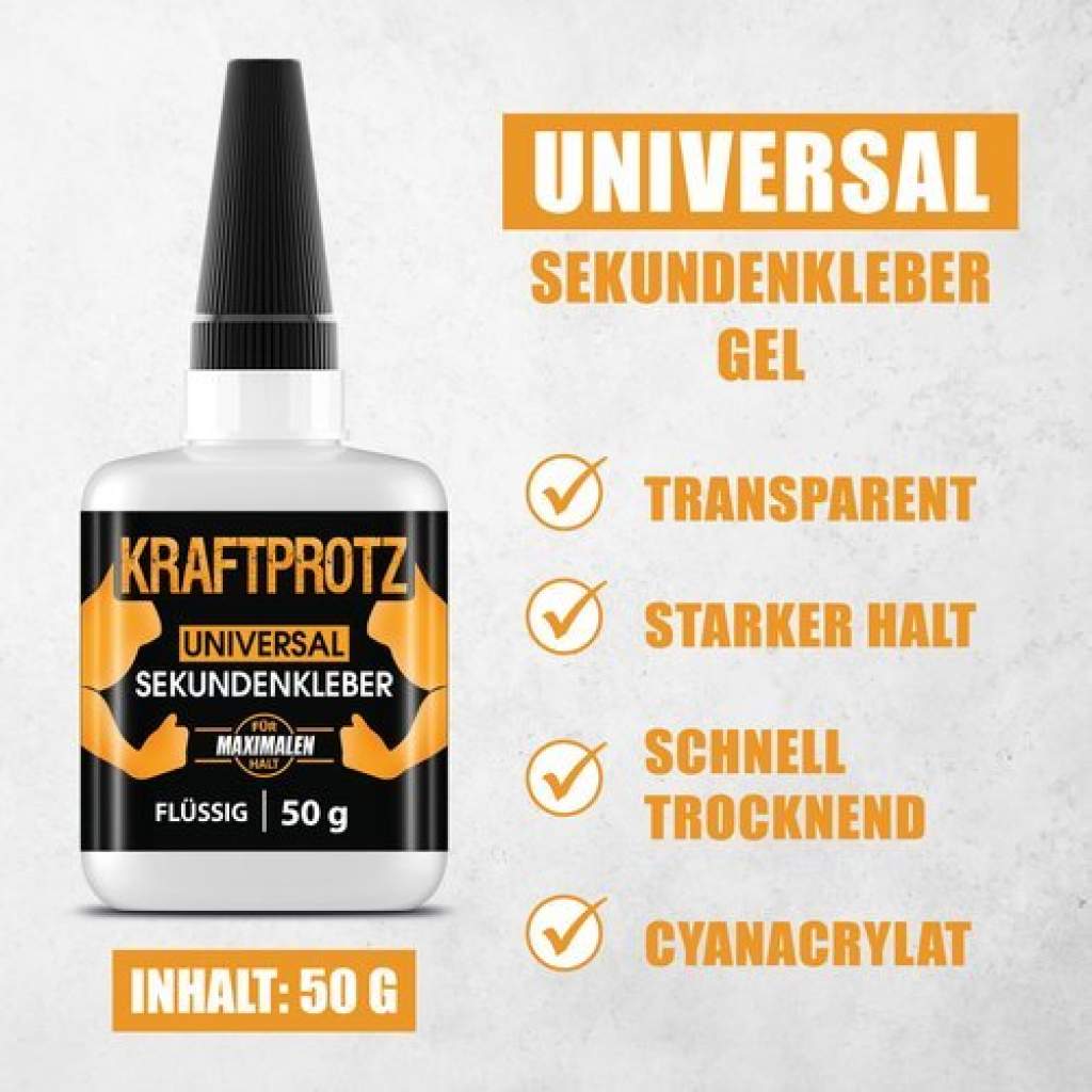 KRAFTPROTZ UNIVERSAL Sekundenkleber