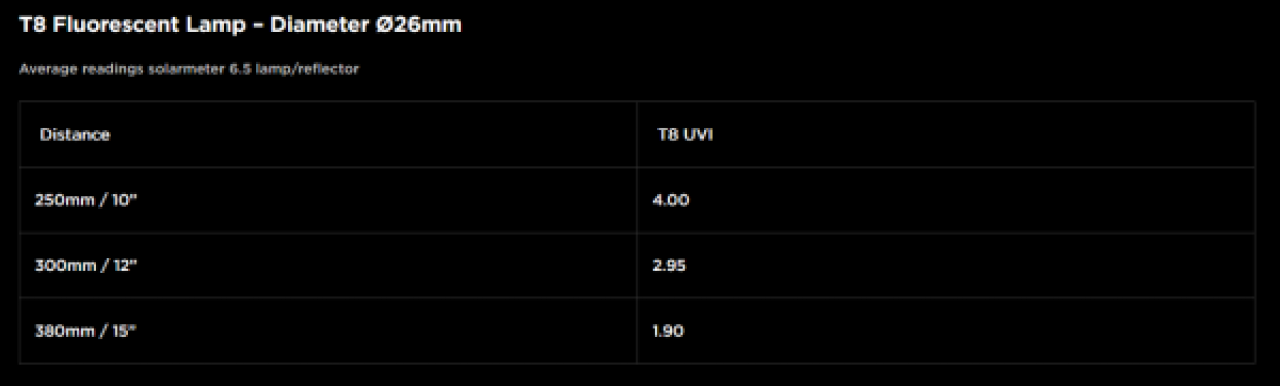 T8 D3+ Desert 12% UVB Lamp