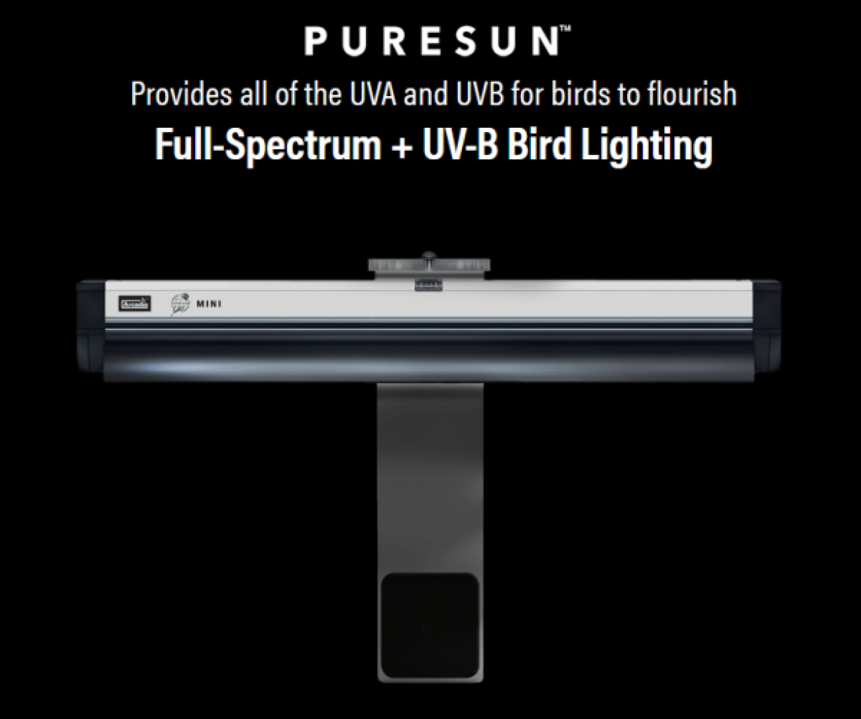 PureSun Mini Bird Lighting Kit 2,4% UVB 8 Watt