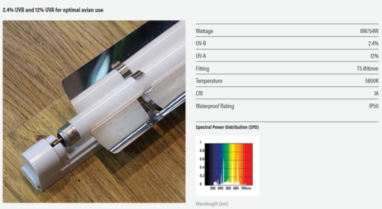 PureSun T5 Mini 2,4% UVB Kit 8 Watt