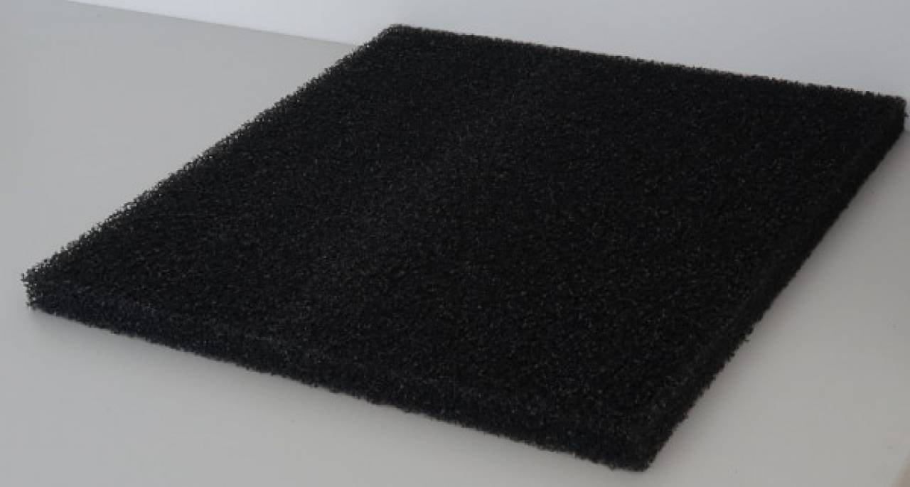 Filtermatten Schwarz 50x50x2cm