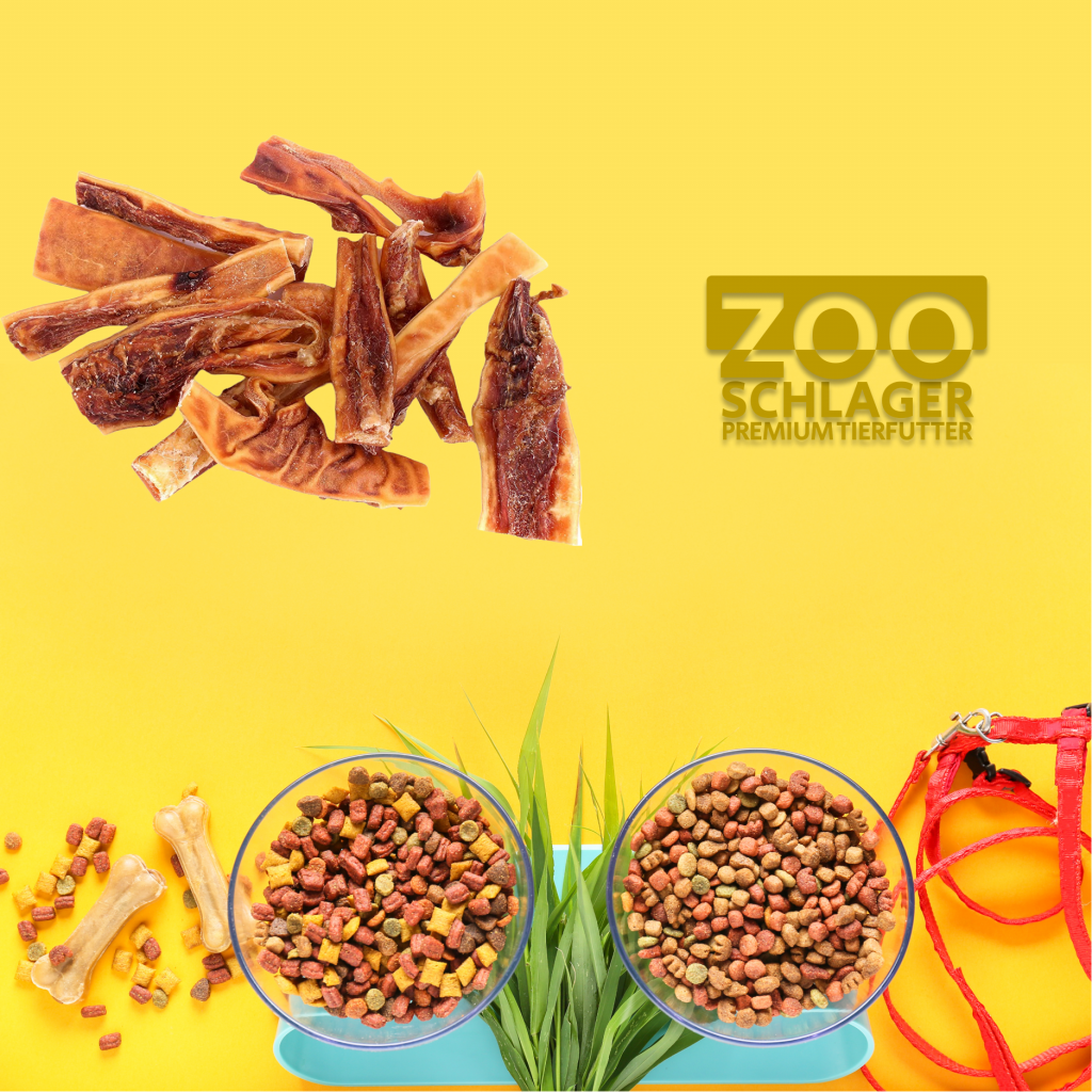 Rinderkopfhaut getrocknet für starke Zähne 1kg