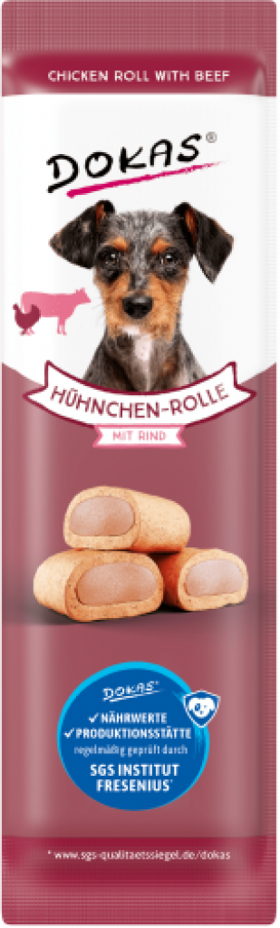 Hühnchen-Rolle mit Rind 10g