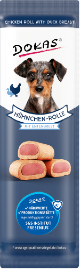 Hühnchen-Rolle mit Ente 10g