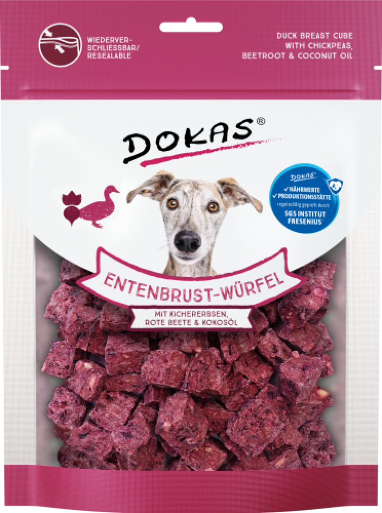 Entenbrust-Würfel - Kichererbsen, Rote Beete, Kokos 150g