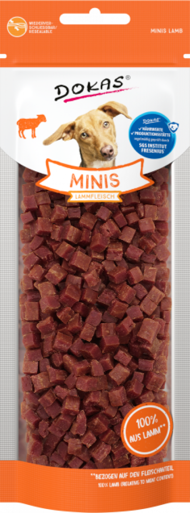 Minis mit Lammfleisch 70 g