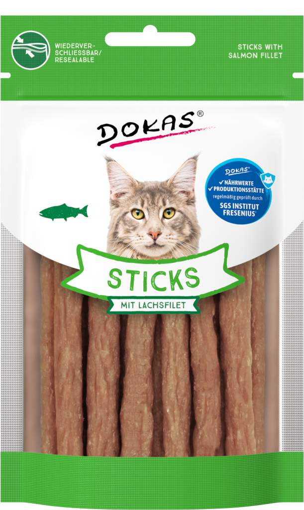 Sticks mit Lachsfilet