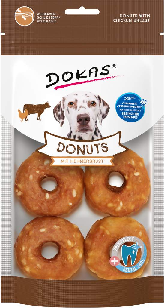 Donuts mit Hühnerbrust (4 Stück)