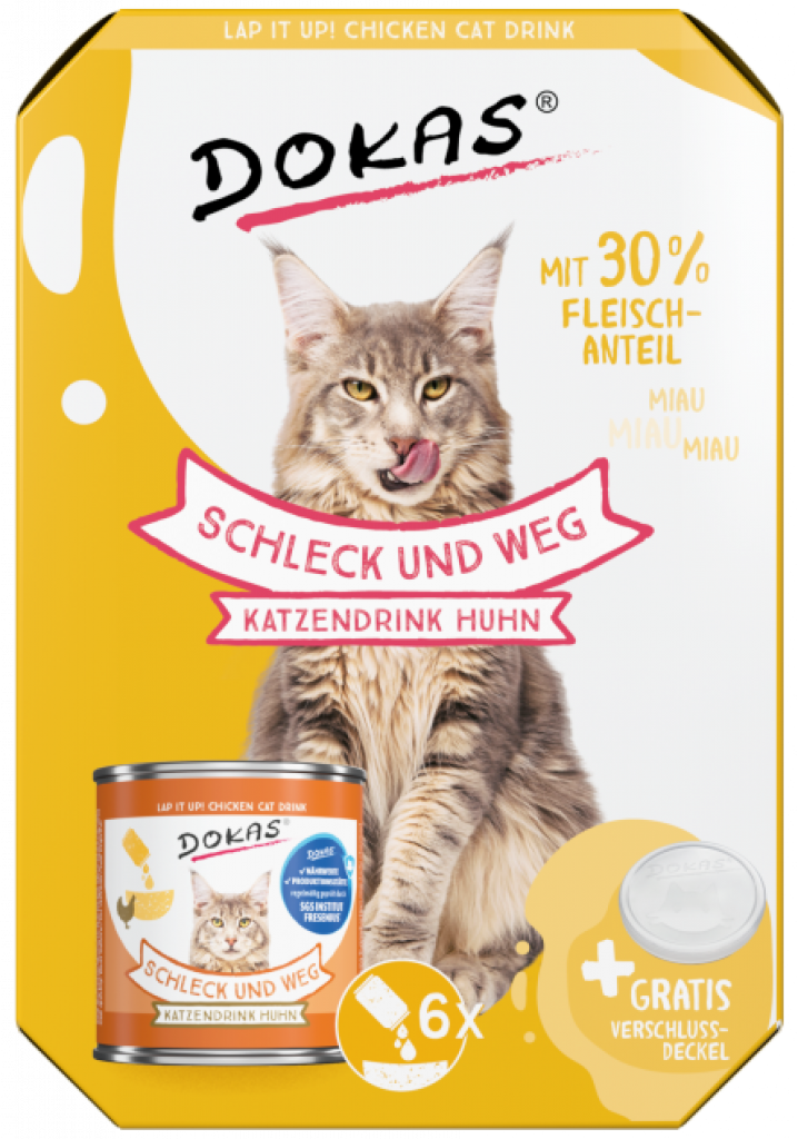 Schleck und weg Katzendrink Huhn