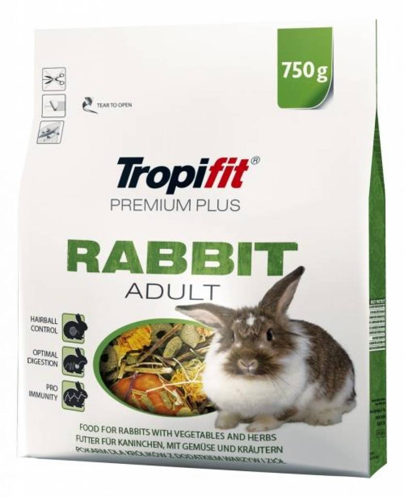 Tropifit Premium Plus Kaninchen für Erwachsene