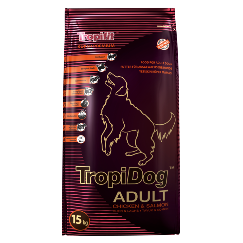 Super Premium Adult Hunde große und mittelgroße Rassen mit Huhn und Lachs