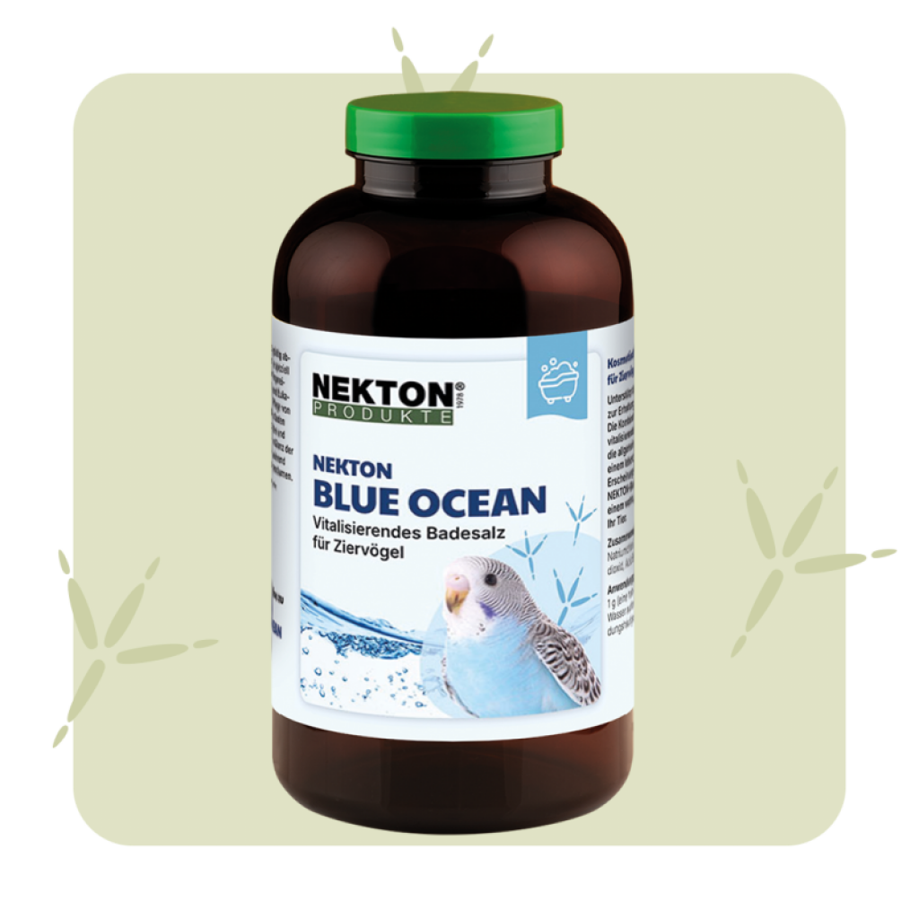 NEKTON-Blue-Ocean Vitalisierendes Badesalz für Ziervögel