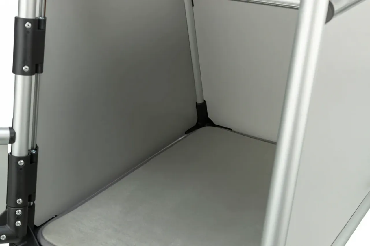Doppel-Transportbox, Aluminium