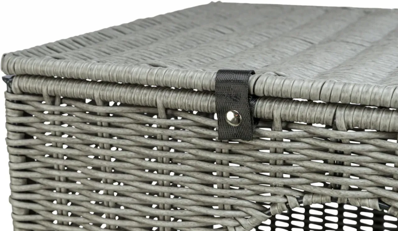 Outdoor Katzenhöhle Amalia aus Polyrattan, eckig