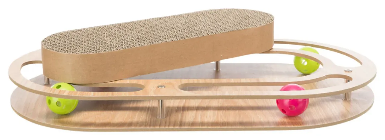 Kratzpappe mit Holzrahmen