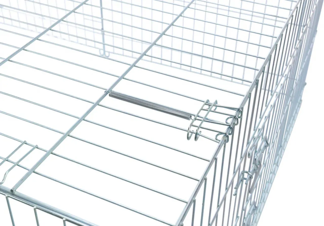 Freilaufgehege mit Abdeckung