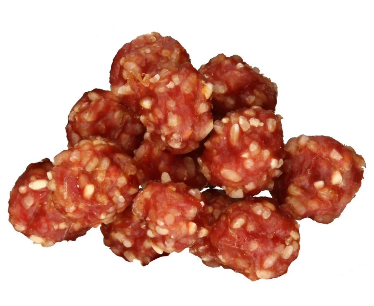 Balls mit Ente & Reis