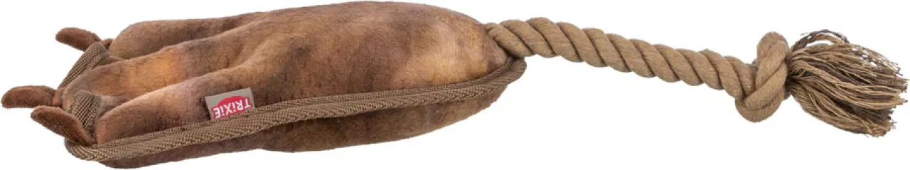 Hundeplüschtier Tatze am Tau